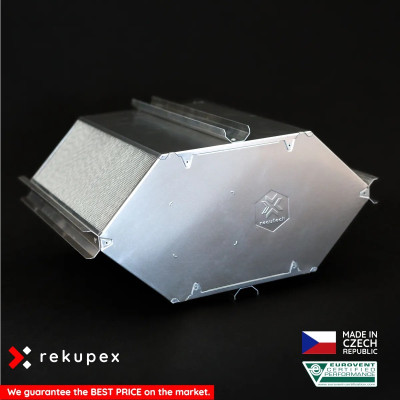 Tecalor THZ 70, 170, 270, 370 ohne BYPASS - RECUTECH enthalpie Wärmetauscher