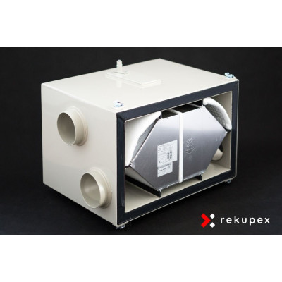 RECUBOX® ENTHALPY OPEN EX 03/300 – 480 m3/h. (herausnehmbarer Wärmetauscher im Gehäuse, Wärmerückgewinnungsbox, Luftrückgewinnun