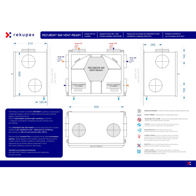 Enthalpic RECUBOX® 360 VENT-READY – bereit für EC-Lüfter mit konstantem Luftdurchsatz