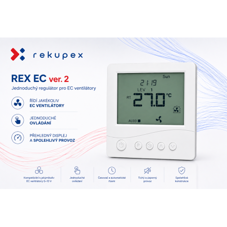 REX EC Drehzahlregler für EC-Motoren 0–10 V | Recupex