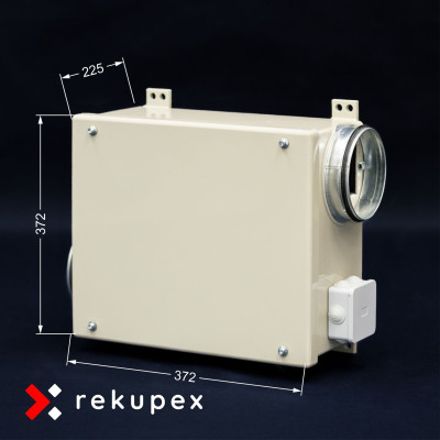 RECUBOX® AIRBOX SLIM 360 – isolierte Box für AFL Constant Flow Ventilatoren