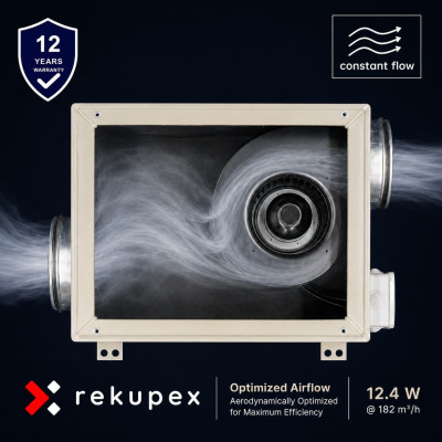 RECUBOX® AIRBOX SLIM 250 – isolierte Box für AFL Constant Flow Ventilatoren