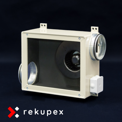 RECUBOX® AIRBOX SLIM 520 – isolierte Box für AFL Constant Flow Ventilatoren