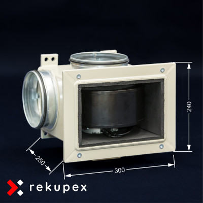 RECUBOX® AIRBOX 90 250 – isolierte Box für AFL EC Constant Flow 250 m³/h