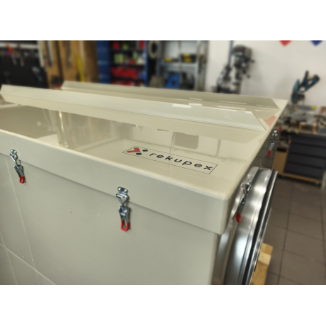RECUBOX® OPEN RX 04/500 (herausnehmbarer Wärmetauscher im Gehäuse, Wärmerückgewinnungsbox, Luftrückgewinnung, Wärmerückgewinnung