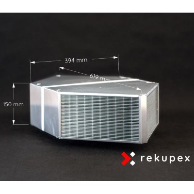 Rekuperativer Wärmetauscher RX 06/150 (Rekuperator zur Luftrückgewinnung)