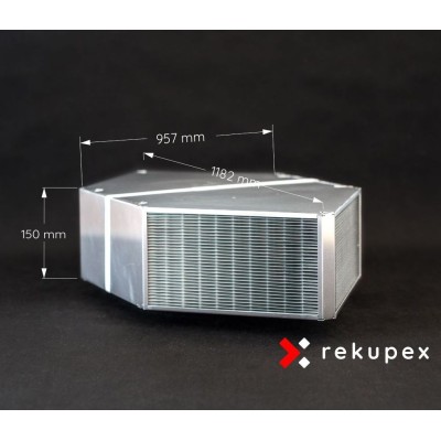Rekuperativer Wärmetauscher RX 11/150 (Rekuperator zur Luftrückgewinnung)