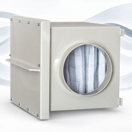 ResiX X-PP - Ø100–630 mm - Chemisch beständige Filterbox aus Polypropylen