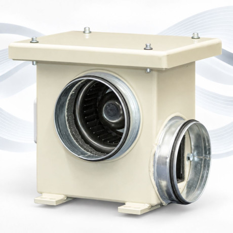 AIRBOX 90 520 – isolierte rechteckige Box für EC-Ventilatoren AFL Constant Flo