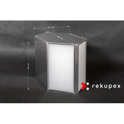 Rekuperationswärmetauscher RX-P 04/300 (Gegenstrom-Warmluftrekuperator zur Luftrückgewinnung)